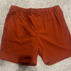 Men’s Burnt Orange Men’s Shorts in Size Large